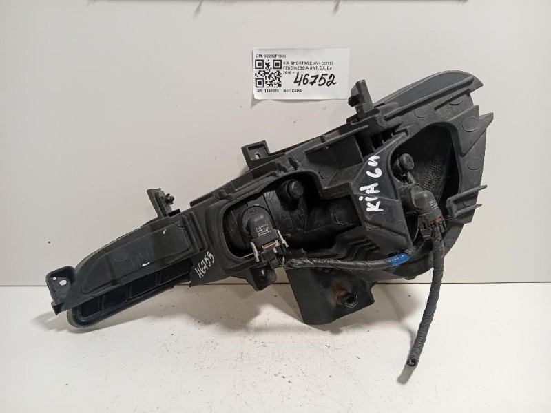 Fendinebbia ANT DX 92202F1500 Kia Sportage IV 2018