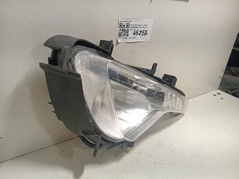 Fendinebbia ANT DX 92202F1500 Kia Sportage IV 2018