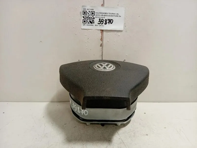 Air-bag Guidatore 6071053C03 1K0880201CB1QB Volkswagen Touran III 2010