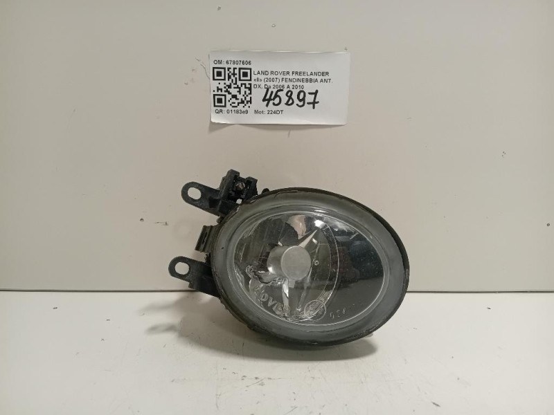 Fendinebbia ANT DX 67807606 Land Rover Freelander II 2007