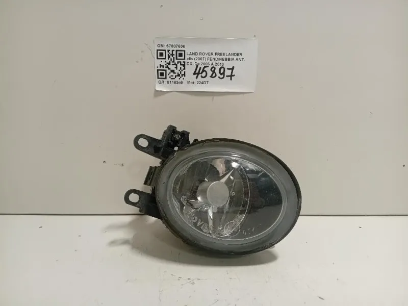 Fendinebbia ANT DX 67807606 Land Rover Freelander II 2007
