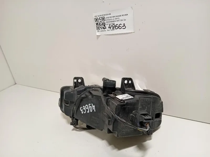 Fendinebbia ANT DX BJ3M-R15K200-AB Land Rover Range Rover Evoque I 2011