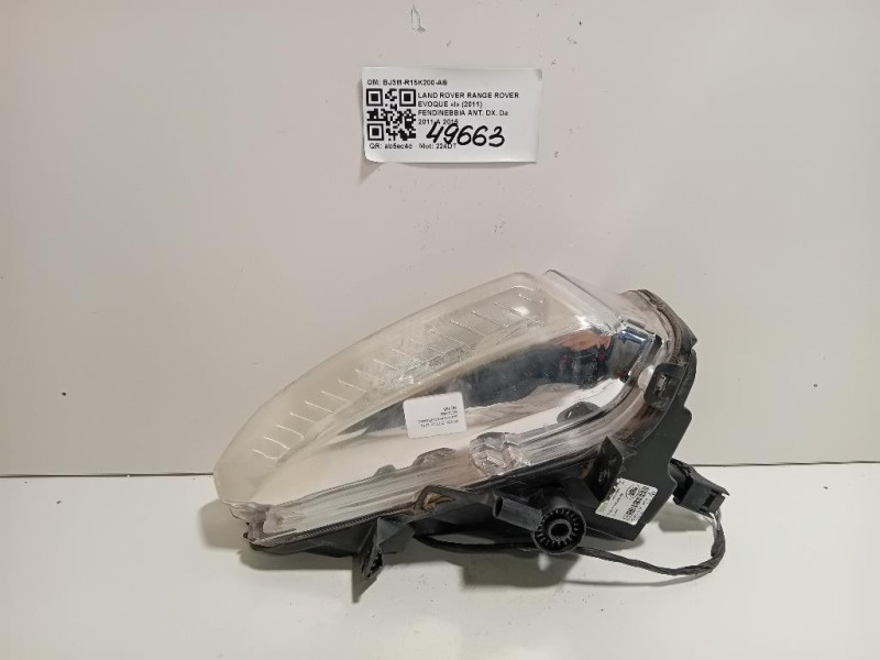 Fendinebbia ANT DX BJ3M-R15K200-AB Land Rover Range Rover Evoque I 2011