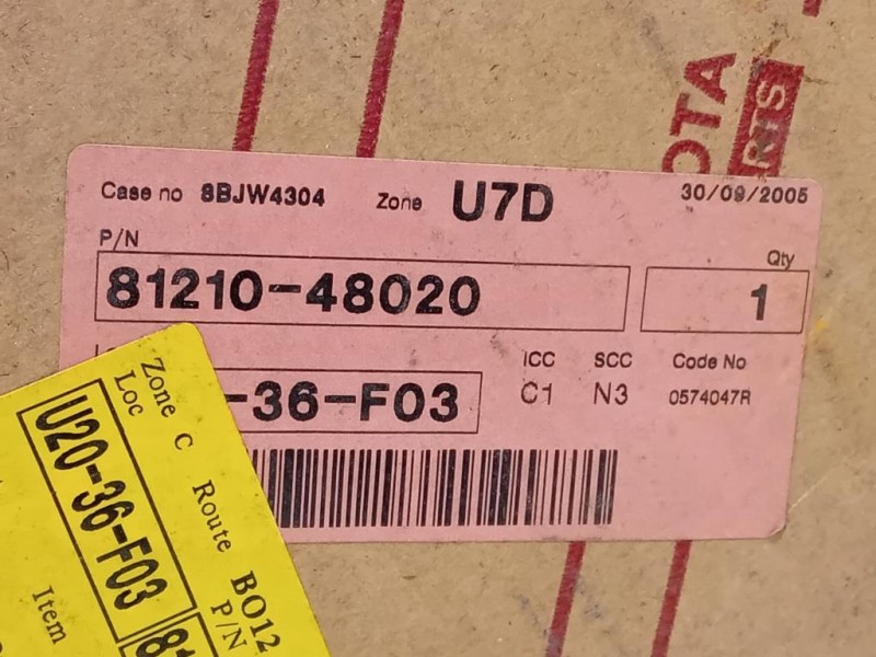 Fendinebbia ANT DX 81210-48020 Lexus Serie RX II 2005