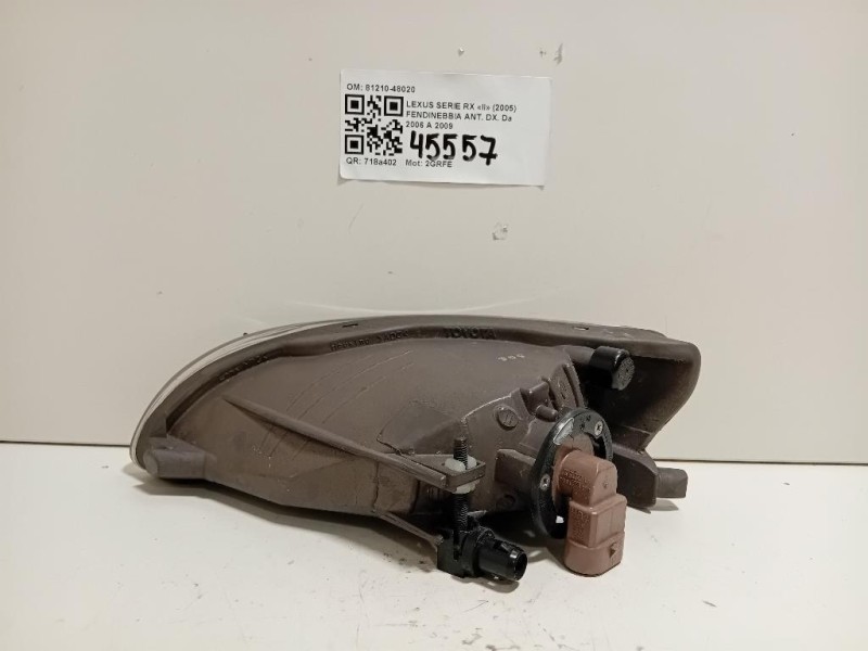 Fendinebbia ANT DX 81210-48020 Lexus Serie RX II 2005