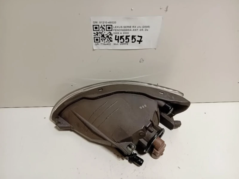 Fendinebbia ANT DX 81210-48020 Lexus Serie RX II 2005