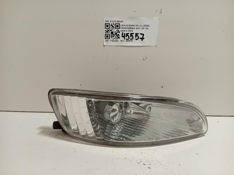 Fendinebbia ANT DX 81210-48020 Lexus Serie RX II 2005