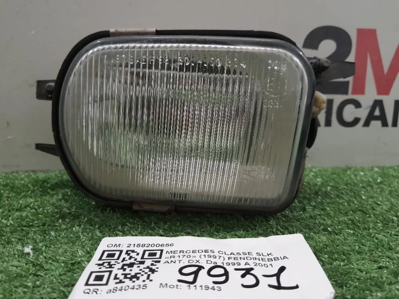Fendinebbia ANT DX 2158200656 Mercedes Classe SLK R170 1997
