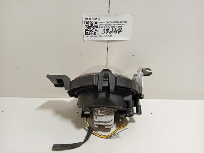 Fendinebbia ANT DX 9812537-05 LED Mini Countryman Cooper R60 2010