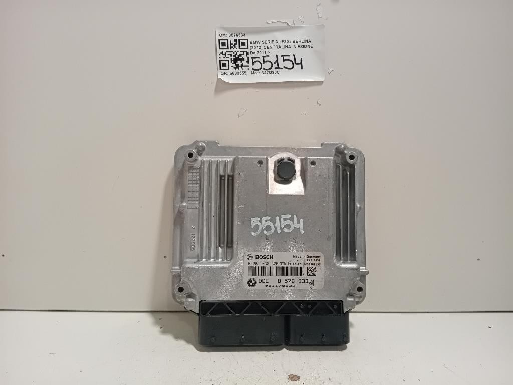 Centralina Iniezione 8576333 Bmw Serie 3 F30 Berlina 2012