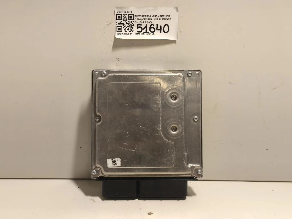 Centralina Iniezione 7803373 Bmw Serie 5 E60 Berlina 2004