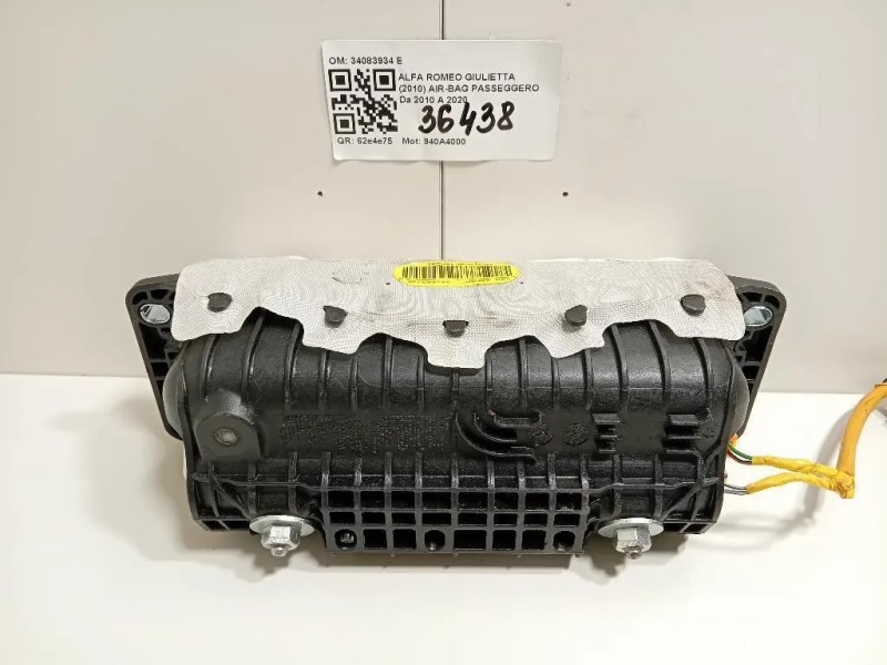 Air-bag Passeggero 34083934 E Alfa Romeo Giulietta 2010