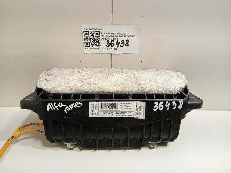 Air-bag Passeggero 34083934 E Alfa Romeo Giulietta 2010