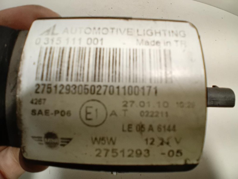 Fendinebbia ANT DX 2751293-05 Mini MINI Cooper R56 2007