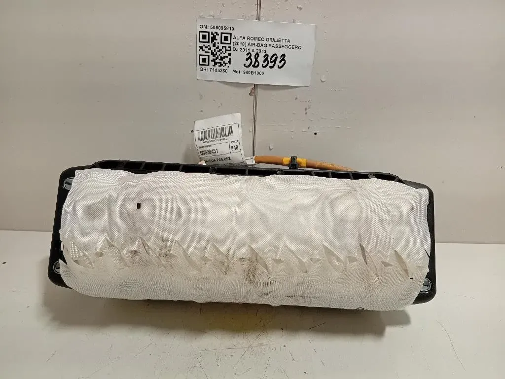 Air-bag Passeggero 505095810 Alfa Romeo Giulietta 2010