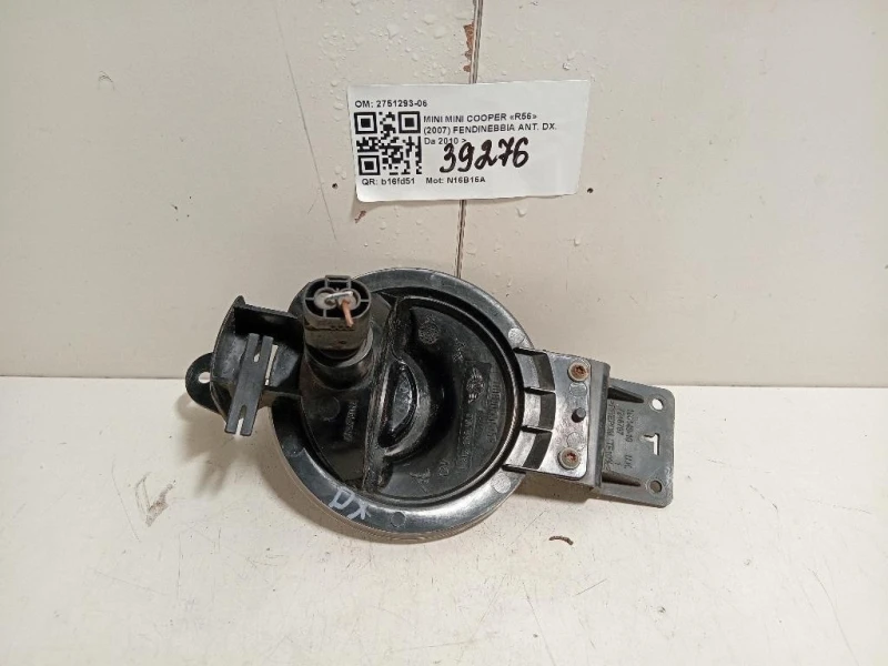 Fendinebbia ANT DX 2751293-06 Mini MINI Cooper R56 2007