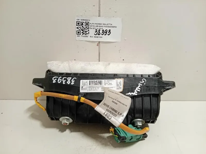 Air-bag Passeggero 505095810 Alfa Romeo Giulietta 2010