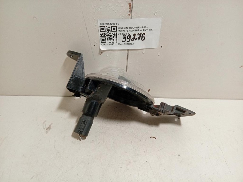 Fendinebbia ANT DX 2751293-06 Mini MINI Cooper R56 2007