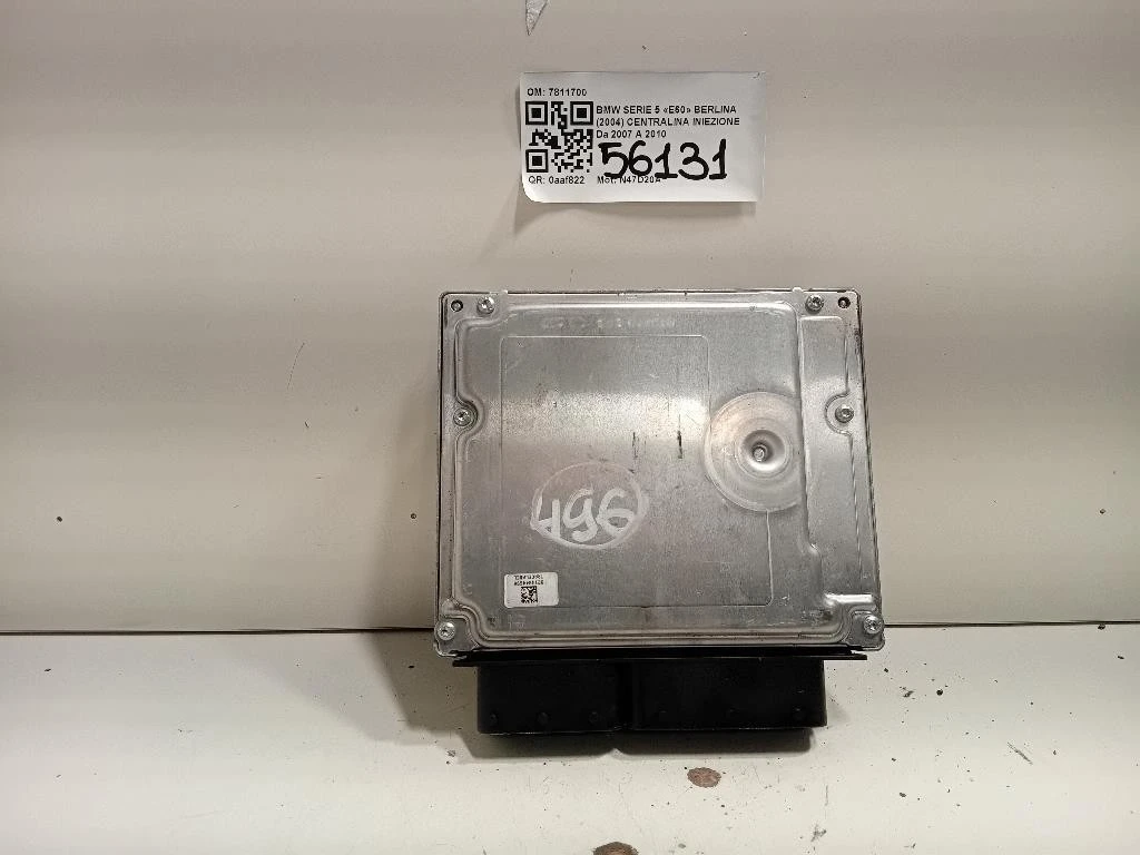 Centralina Iniezione 7811700 Bmw Serie 5 E60 Berlina 2004