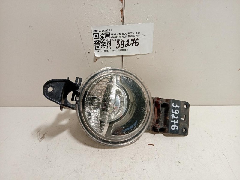 Fendinebbia ANT DX 2751293-06 Mini MINI Cooper R56 2007