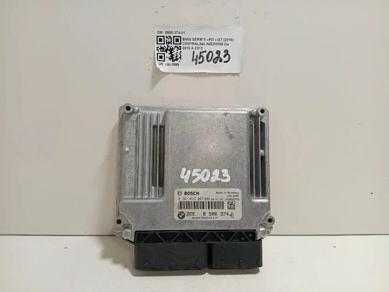 Centralina Iniezione 8 506 374-01 Bmw Serie 5 F07 GT 2010