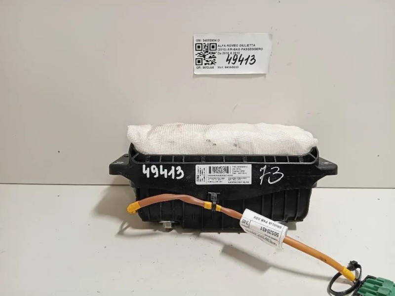 Air-bag Passeggero 34083934 D Alfa Romeo Giulietta 2010