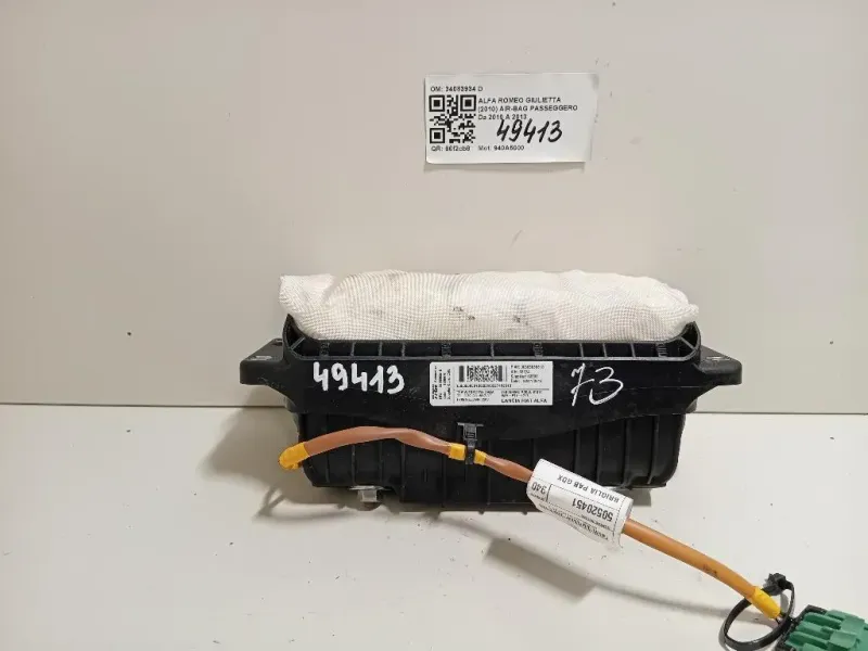 Air-bag Passeggero 34083934 D Alfa Romeo Giulietta 2010