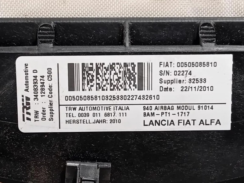 Air-bag Passeggero 34083934 D Alfa Romeo Giulietta 2010