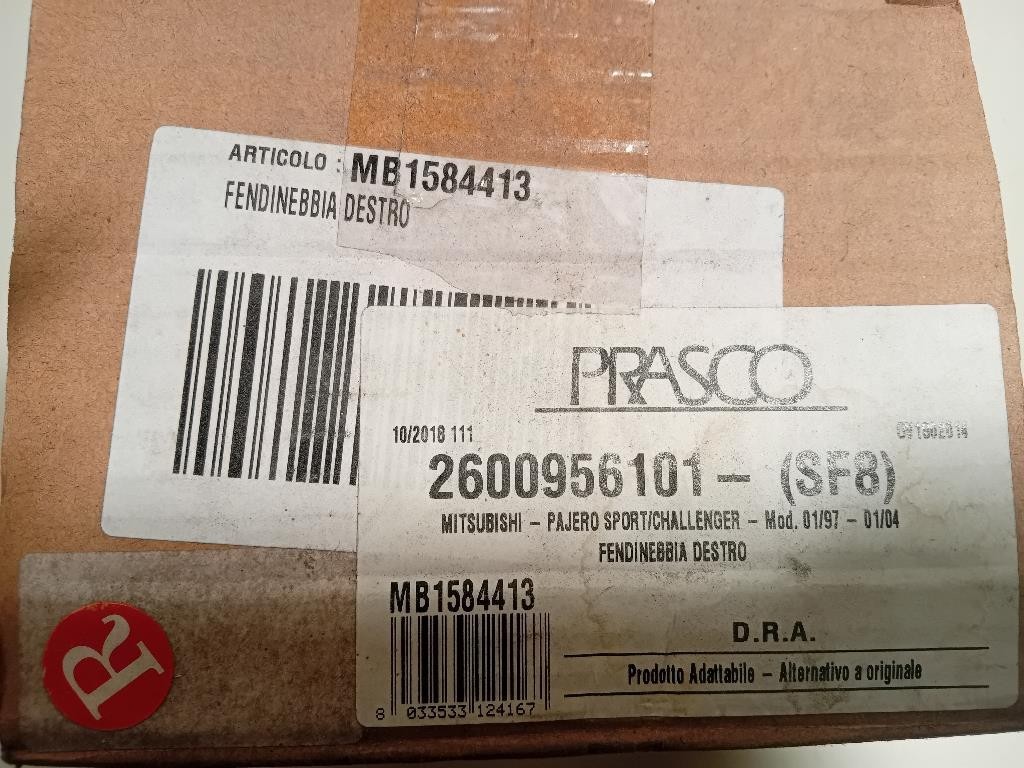 Fendinebbia ANT DX 1584413 Mitsubishi Pajero Sport 1998