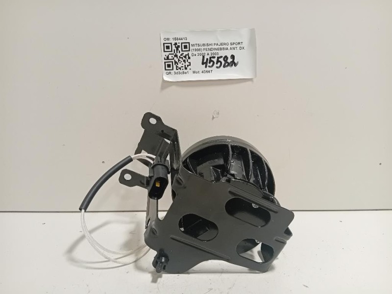 Fendinebbia ANT DX 1584413 Mitsubishi Pajero Sport 1998
