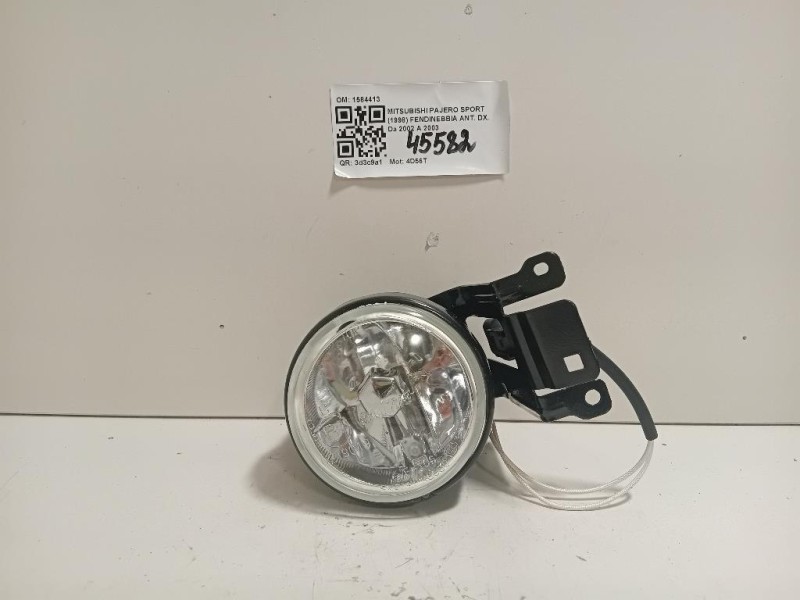 Fendinebbia ANT DX 1584413 Mitsubishi Pajero Sport 1998