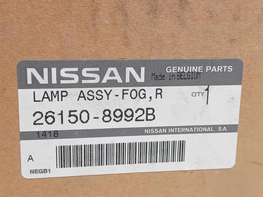 Fendinebbia ANT DX 26150-8992B Nissan JUKE I 2014