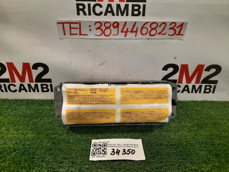 Air-bag Passeggero 8P0 880 202 Audi A3 8P1 2008