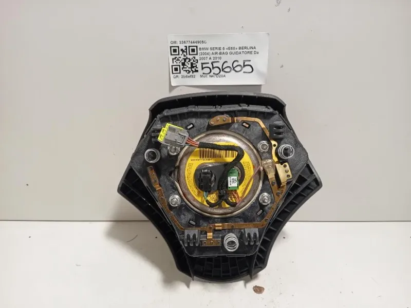 Air-bag Guidatore 33677444905C Bmw Serie 5 E60 Berlina 2004