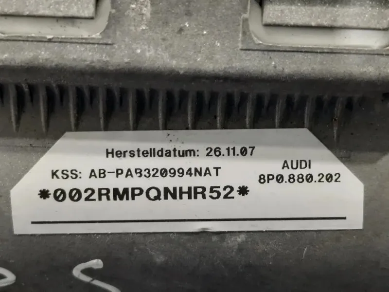 Air-bag Passeggero 8P0 880 202 Audi A3 8P1 2008