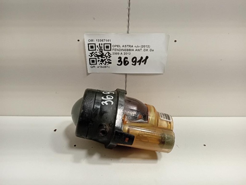 Fendinebbia ANT DX 13367141 Opel Astra J 2012