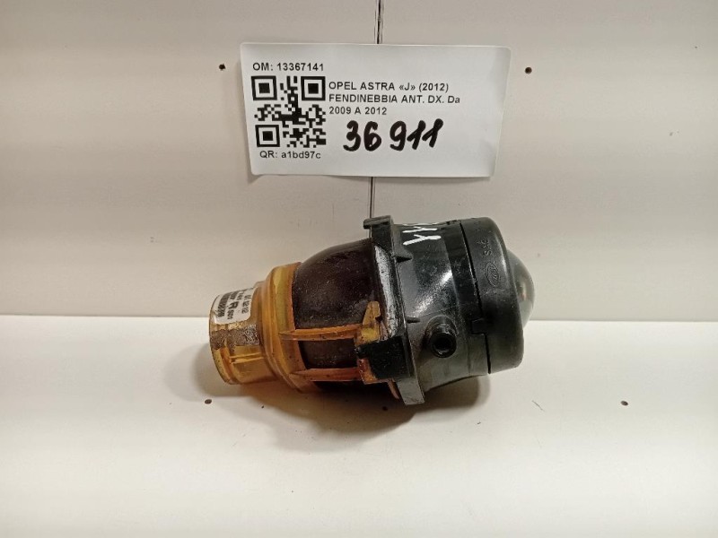 Fendinebbia ANT DX 13367141 Opel Astra J 2012