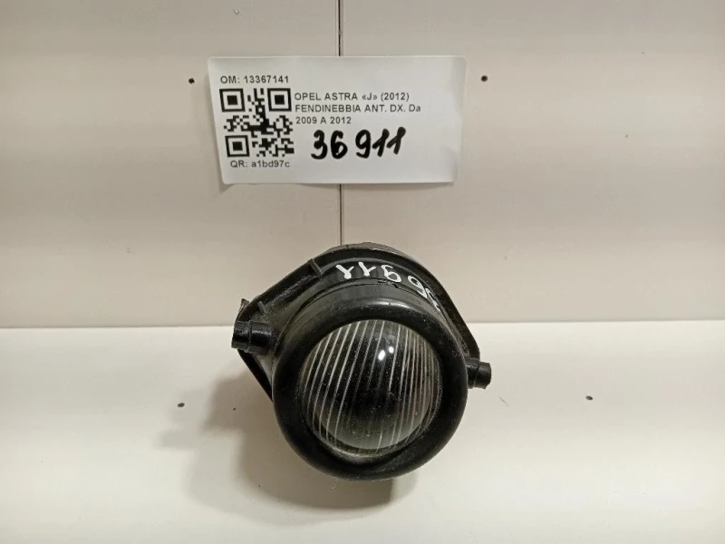Fendinebbia ANT DX 13367141 Opel Astra J 2012