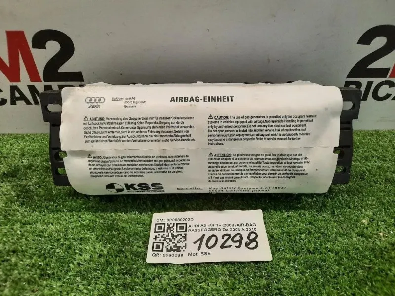 Air-bag Passeggero 8P0880202D Audi A3 8P1 2008