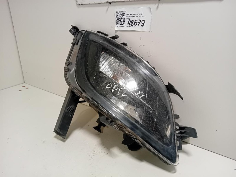 Fendinebbia ANT DX 662588537 Opel Astra J 2012