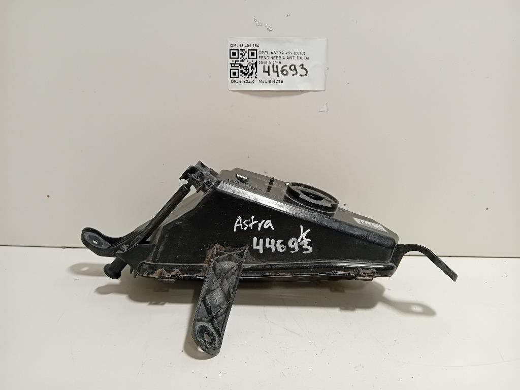 Fendinebbia ANT DX 13401154 Opel Astra K 2016