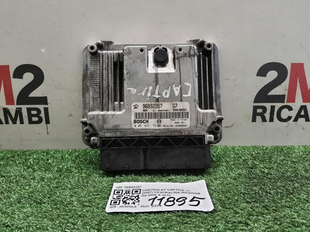 Centralina Iniezione 96892357 Chevrolet Captiva I 2007