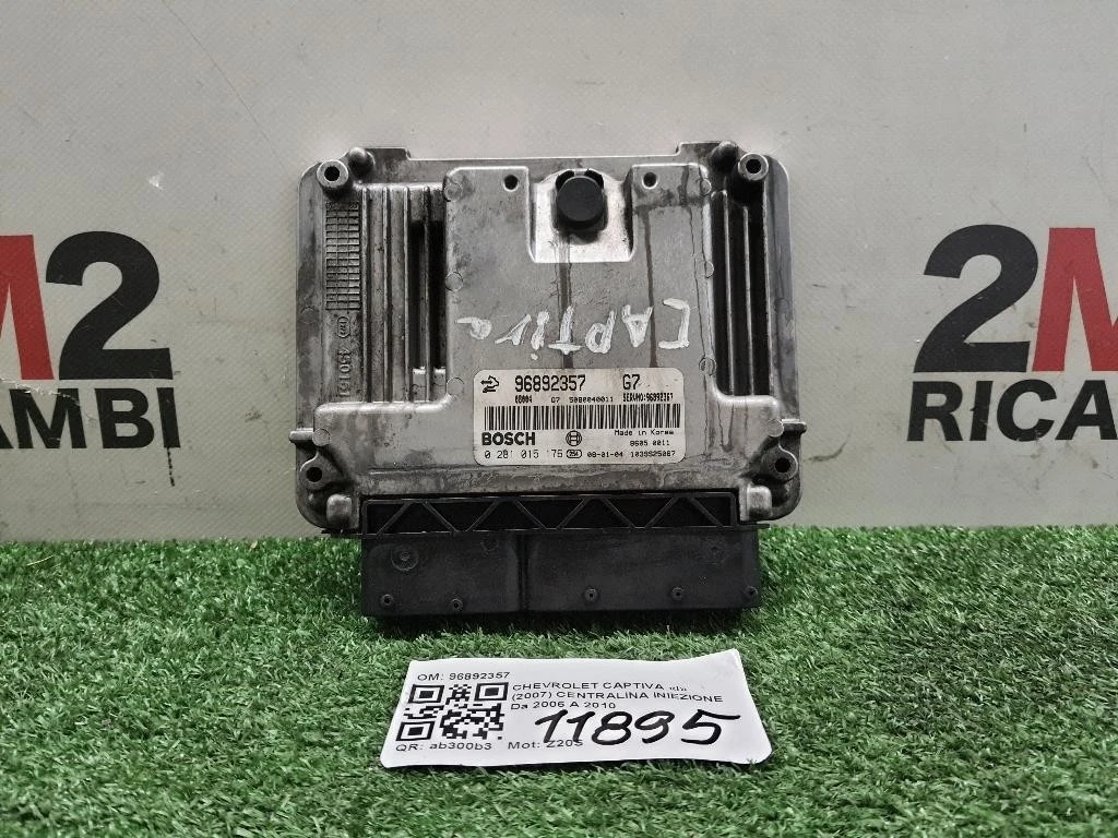 Centralina Iniezione 96892357 Chevrolet Captiva I 2007