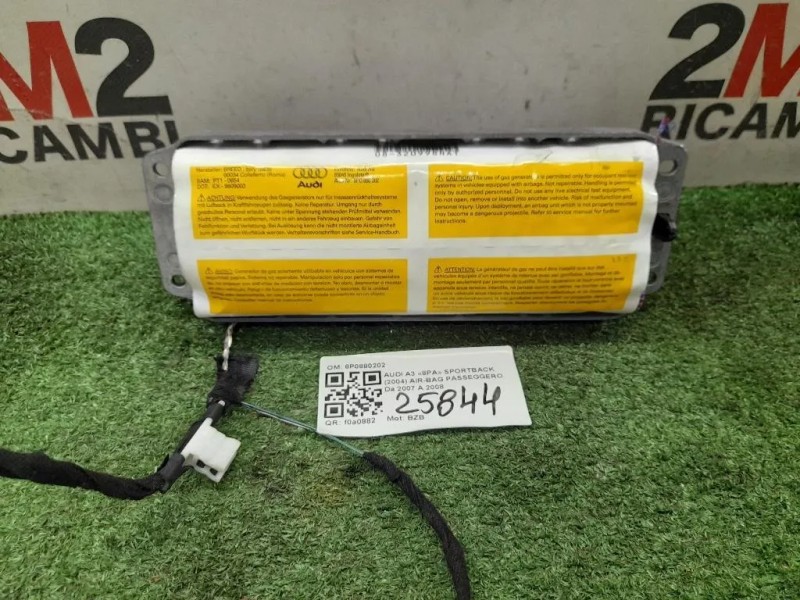 Air-bag Passeggero 8P0880202 Audi A3 8PA Sportback 2004