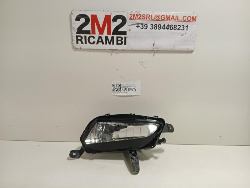 Fendinebbia ANT DX 13401154 Opel Astra K 2016