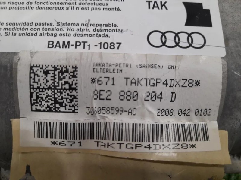 Air-bag Passeggero 8E2880204F Audi A4 8ED Avant 2005