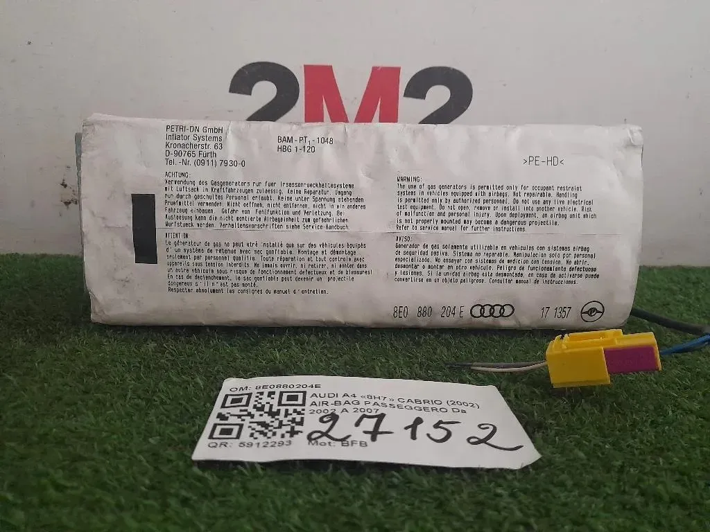 Air-bag Passeggero 8E0880204E Audi A4 8H7 Cabrio 2002