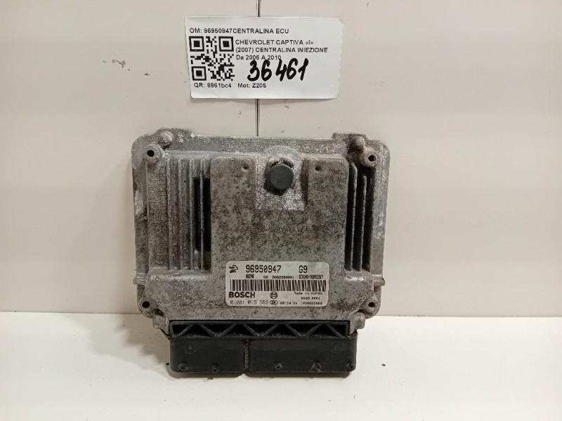 Centralina Iniezione 96950947CENTRALINA ECU Chevrolet Captiva I 2007