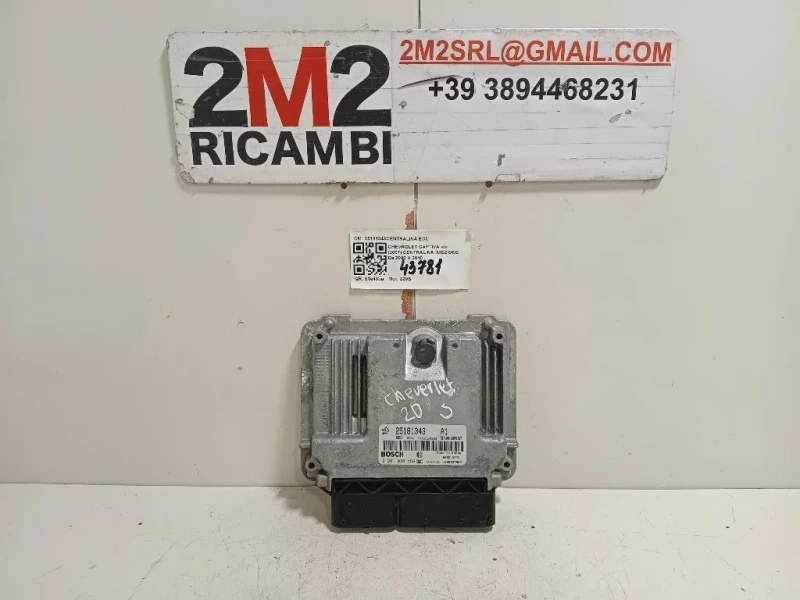 Centralina Iniezione 25181343CENTRALINA ECU Chevrolet Captiva I 2007