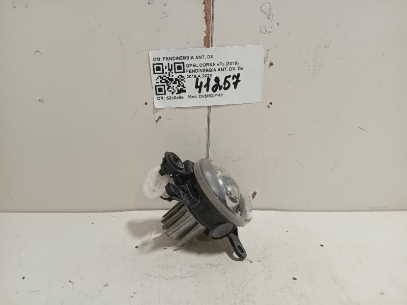Fendinebbia ANT DX 9831303680 Opel Corsa F 2019